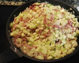 Foto del paso 5 de la receta: Berenjena rellena de verduras y beicon