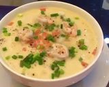 รูปขั้นตอนการทำที่ 3 ของ 🥚….ไข่ตุ๋นเด้งๆ….ใส่🍚 ข้าว 🥕แครอท 🍤 และกุ้งสับ ❤️