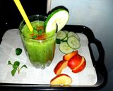 A picture of step 3 of Cucumber Apple Smoothie.