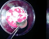 A picture of step 1 of Pomegranate Burfi.