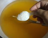 Foto langkah ke 8 dari resep Puding Jeruk Jelly Kelapa.