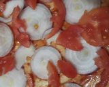 कैप्सिकम पिज़्ज़ा (capsicum pizza recipe in Hindi) रेसिपी चरण 2 फोटो