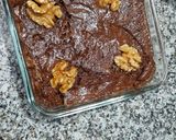 A picture of step 4 of Chocolate Walnut Eggless Brownies.