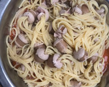 Foto langkah ke 3 dari resep Spaghetti sosis saos bolognais.
