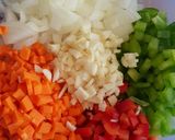 Foto del paso 1 de la receta: Macarrones con salsa variada