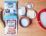 Hình bước làm 1 của món Bánh mì CHUỐI