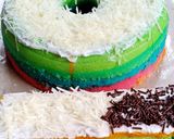 Foto langkah ke 7 dari resep Rainbow cake kukus 🌈.