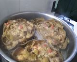 Foto del paso 5 de la receta: ALCAUCILES RELLENOS con carne, arroz y verduras