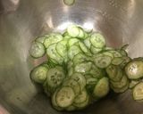A picture of step 2 of Japanese Cucumber Squeeze Salad.