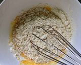 Hình bước làm 1 của món Pancake Hàn Quốc