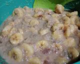 Foto langkah ke 3 dari resep Puding Roti Pisang Kukus Gula Merah.