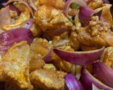 A picture of step 1 of Morrocan Olive Chicken.
