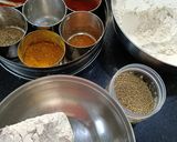 A picture of step 2 of Methi Aloo paratha.