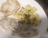Foto del paso 4 de la receta: Filete aliñado con patatas al microondas