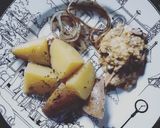 A picture of step 4 of Simple Skinny Potatoes.