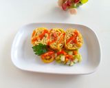 Foto langkah ke 8 dari resep Egg Roll Fried Rice (Nasi Goreng Gulung Telur).