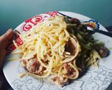 Foto langkah ke 7 dari resep Pasta Carbonara a La Leggo's.
