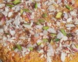 A picture of step 4 of Sev khoya burfi.