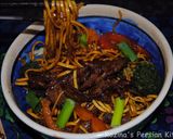 A picture of step 27 of Chinese Beef Chow Mein.