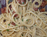 Foto del paso 5 de la receta: Spaghetti a la carbonara con huevo fresco