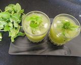 A picture of step 3 of MINT  GONDHORAJ LEMONADE.