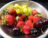 Foto del paso 1 de la receta: Postre saludable con frutas de estación, avena y algo más (1)