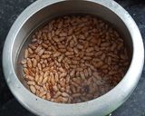 A picture of step 1 of Rajma Chawal.