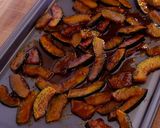 A picture of step 5 of Easy! Caramel Squash Upside Down Cake.