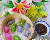 Hình bước làm 13 của món Há cảo sắc màu