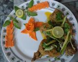 A picture of step 8 of Chiken tikka karahi.