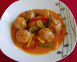 Foto del paso 12 de la receta: Albóndigas en salsa de tomate con pimientos