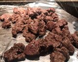 A picture of step 1 of Irish beef stew.