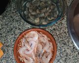 Foto del paso 1 de la receta: Fideos de arroz con almejas y gambas