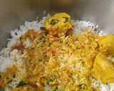 A picture of step 11 of Aloo dum biryani.