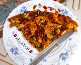 عکس مرحله 5 از دستور 🎀پیتزا قارچ و گوشت مرغ