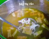 Hình bước làm 4 của món Bánh canh tôm, mực và chả cá