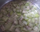 A picture of step 2 of Snake Guard Soup.
