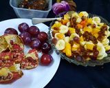 A picture of step 3 of Meetha fruits chaat.