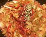 Foto del paso 13 de la receta Estofado de patatas baby con acelgas y pimientos