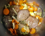 Foto del paso 7 de la receta: Cena asiática: Pan bao casero con carne desmechada & Ensalada con tofu caramelizado