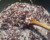 Foto del passaggio 4 della ricetta Troccoli radicchio e gorgonzola con riduzione al vino rosso