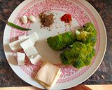 A picture of step 1 of Healthy broccoli cheese sticks.