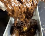 Foto langkah ke 4 dari resep Choco Banana Cake (1 telor No Mixer).