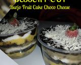 Foto langkah ke 10 dari resep Dessert Cup Burjo Fruit Cake Choco Cheese.