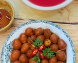 Hình bước làm 3 của món Trứng cút rim nước tương