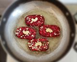 A picture of step 5 of Beetroot kabab.