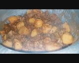 A picture of step 7 of Beef Tikka biryani.