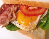 Hình bước làm 3 của món Bánh Mì Sandwich Kẹp