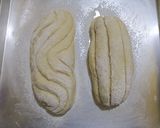 Foto langkah ke 7 dari resep Milk Hearth Bread/Mirukuhasu (isi keju cheddar).