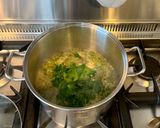 A picture of step 4 of Spicy Pea, Dill & Mint Soup                       (hare matar ka shorba)#vegan #vegetarian #soup.